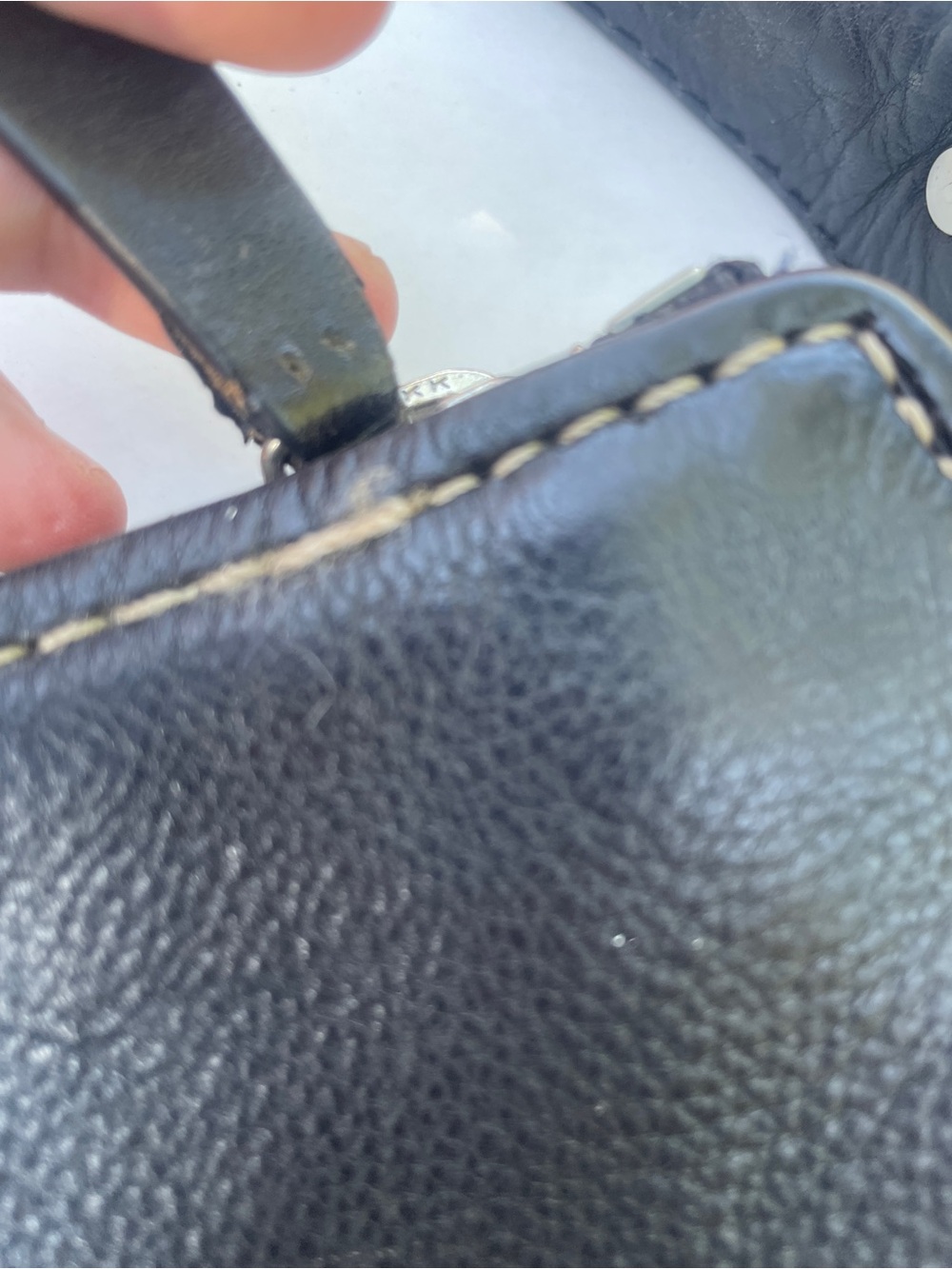 Vtg Michael kors Astor large leather hobo bag. - Picture 6 of 9